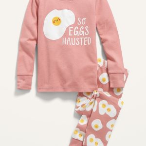 Unisex Snug-Fit Graphic Pajama Set for Toddler & Baby