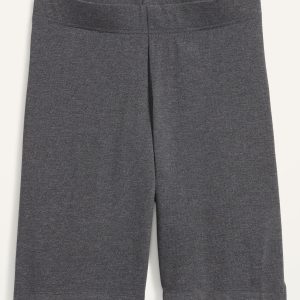 High-Waisted Biker Shorts -- 8-inch inseam