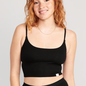 Rib-Knit Brami Top