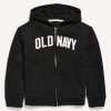 Logo-Graphic Zip-Front Hoodie for Boys