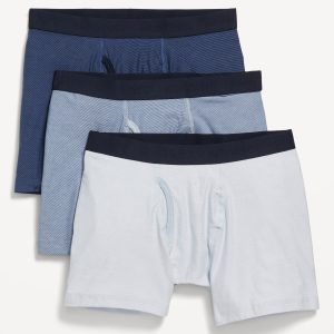 3-Pack Boxer Briefs -- 4.5-inch inseam
