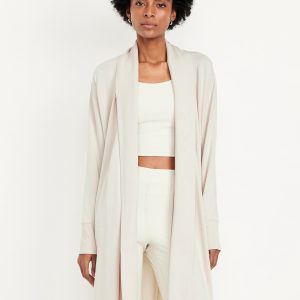 Live-In Open-Front Longline Wrap