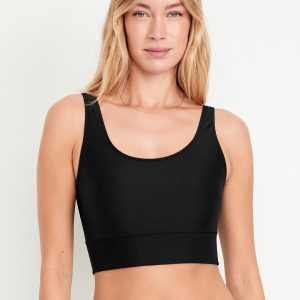 Matte Longline Swim Top