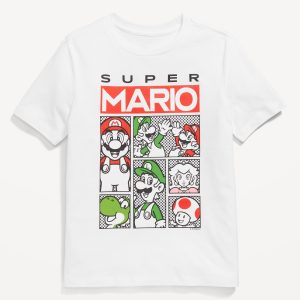 Super Mario™ Gender-Neutral Graphic T-Shirt for Kids
