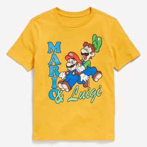 Super Mario™ Gender-Neutral Graphic T-Shirt for Kids