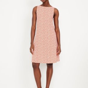 Sleeveless Mini Swing Dress