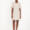 Vintage Crew-Neck Mini T-Shirt Dress