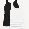 Maternity First Layer Rib-Knit Tank Top 2-Pack