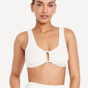 Textured Swim Top