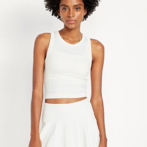 Fluid Seamless Fitted Crop Tank Top