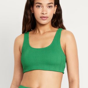 Ribbed Swim Top