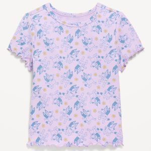 Bluey™ Ribbed Graphic T-Shirt for Toddler Girls