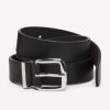 Classic Faux-Leather Belt