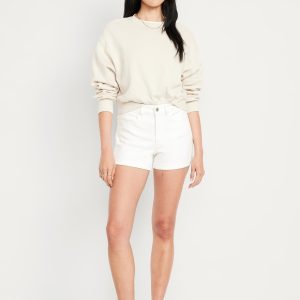 High-Waisted Wow Jean Shorts -- 3-inch inseam