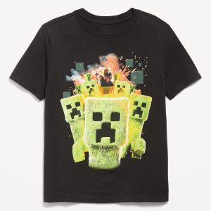 Minecraft™ Gender-Neutral Graphic T-Shirt for Kids