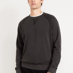 Garment-Dyed Crew-Neck Sweatshirt