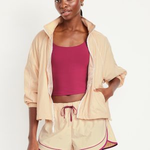 Nylon Zip Jacket