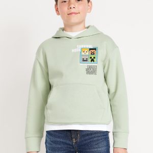 Minecraft™ Gender-Neutral Graphic Pullover Hoodie for Kids