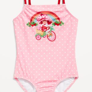 Strawberry Shortcake™ Back Cutout One-Piece Swimsuit for Girls