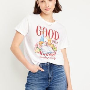 EveryWear Crew-Neck Graphic T-Shirt