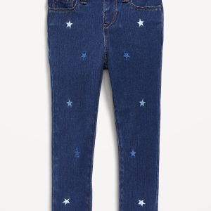 High-Waisted Rockstar 360° Stretch Jeggings for Toddler Girls