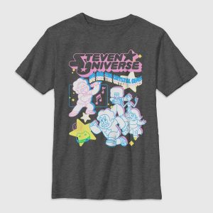 Steven Universe Streetwear Collage Gender-Neutral Graphic T-Shirt for Kids