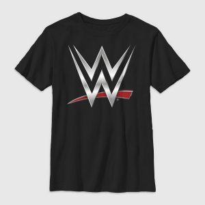 WWE Chrome Logo Gender-Neutral Graphic T-Shirt for Kids