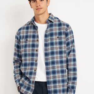 Plaid Flannel Pocket Shirt