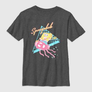 Spongebob Squarepants Pop Gender-Neutral Graphic T-Shirt for Kids