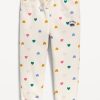 Functional Drawstring Logo Joggers for Toddler Girls
