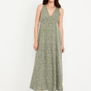 Fit & Flare Floral Maxi Dress