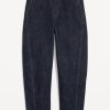 High-Waisted Barrel Ankle Jeans