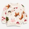 Printed Crew-Neck Sweatshirt for Baby