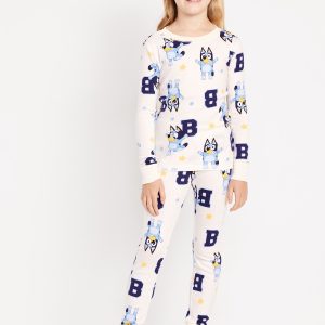 Bluey™ Gender-Neutral Snug-Fit Graphic Pajama Set for Kids