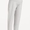 Maternity Bounce Fleece Rollover-Waist Jogger Sweatpants