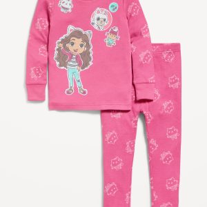 Gabby's Dollhouse™ Unisex Graphic Snug-Fit Pajama Set for Toddler & Baby