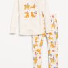 Printed Snug-Fit Pajama Set for Toddler & Baby
